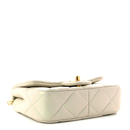 Chanel Pearly Lambskin Pearl Quilted Mini Flap Ivory 4 of 12