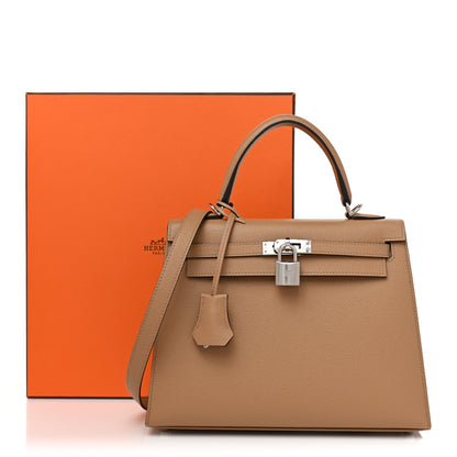 Hermes Epsom Kelly Sellier 25 Chai 8 of 8