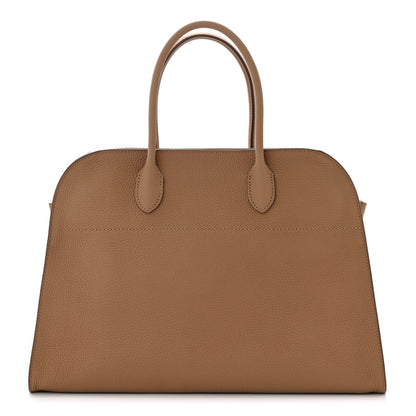 The Row Matte Grained Calfskin Soft Margaux 15 Sandpit 1 of 10