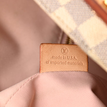 Louis Vuitton Damier Azur Graceful MM Rose Ballerine 7 of 16