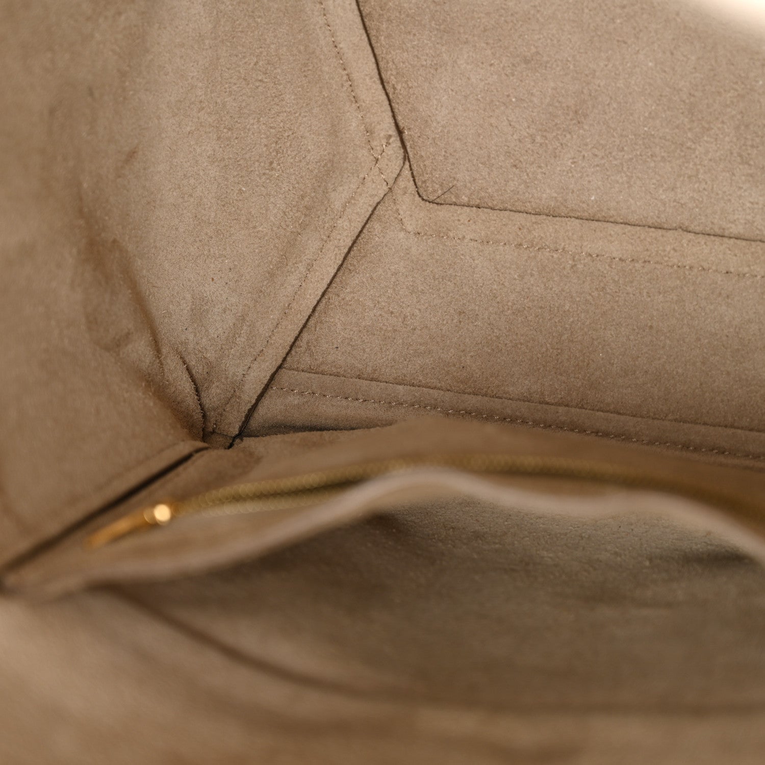 Celine Soft Grained Calfskin Sangle Bucket Bag Dune 11 of 13