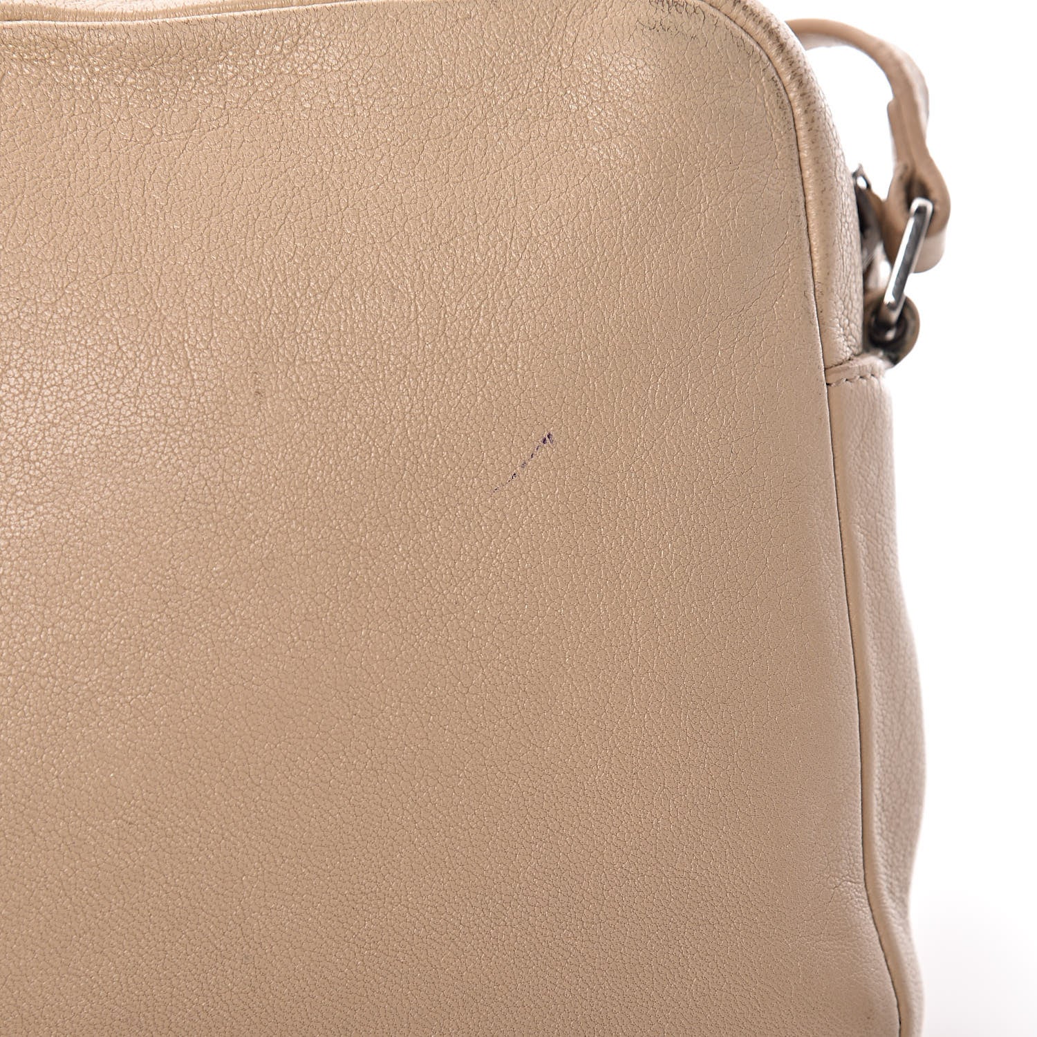 Saint Laurent Lambskin Monogram Small Lou Camera Bag Beige 14 of 22