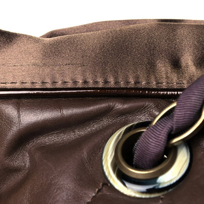 Lanvin Lambskin Quilted Amalia Cabas Tote Brown 23 of 23