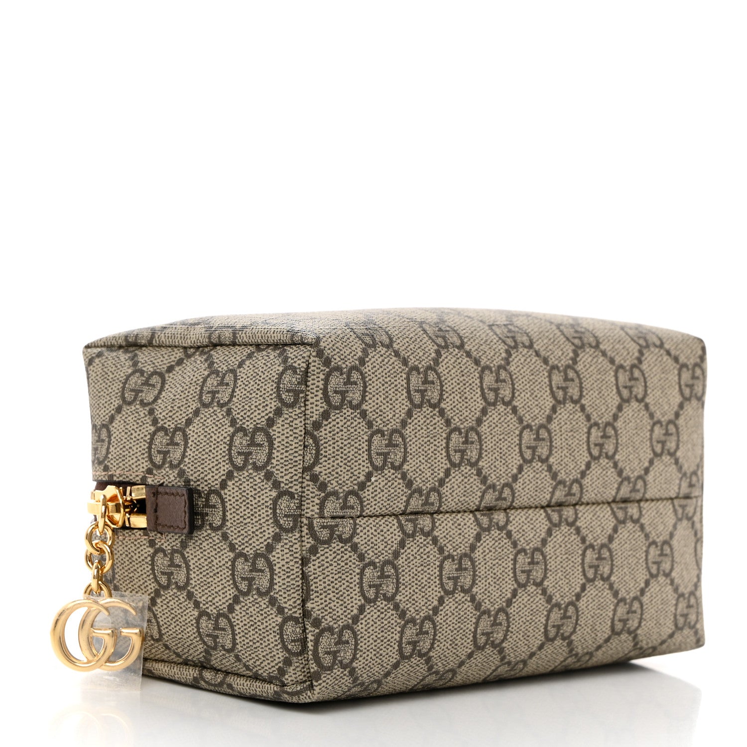Gucci Soft GG Supreme Monogram Calfskin Medium Ophidia Cosmetic Case Beige Ebony New Acero 4 of 8