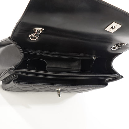 Chanel Lambskin Quilted Large Geometric Flap Black 5 of 8