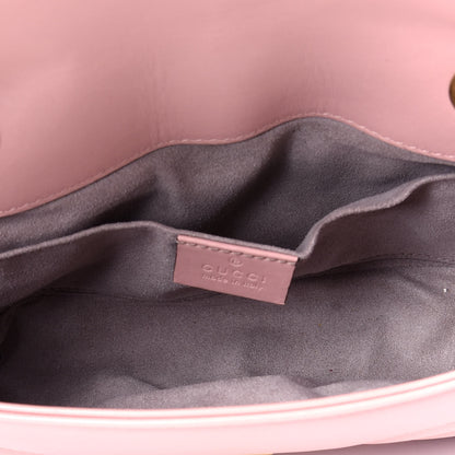Gucci Calfskin Matelasse Mini GG Marmont Shoulder Bag Perfect Pink 5 of 9