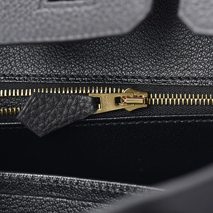 Hermes Togo Birkin 25 Black 18 of 34
