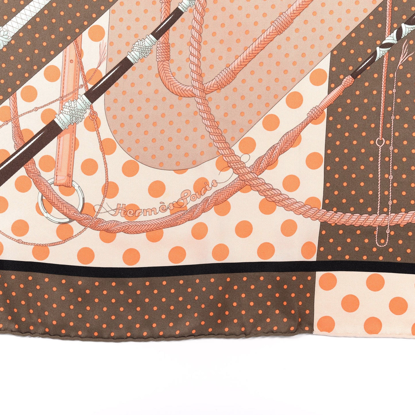 Silk Clic Clac A Pois Scarf 65