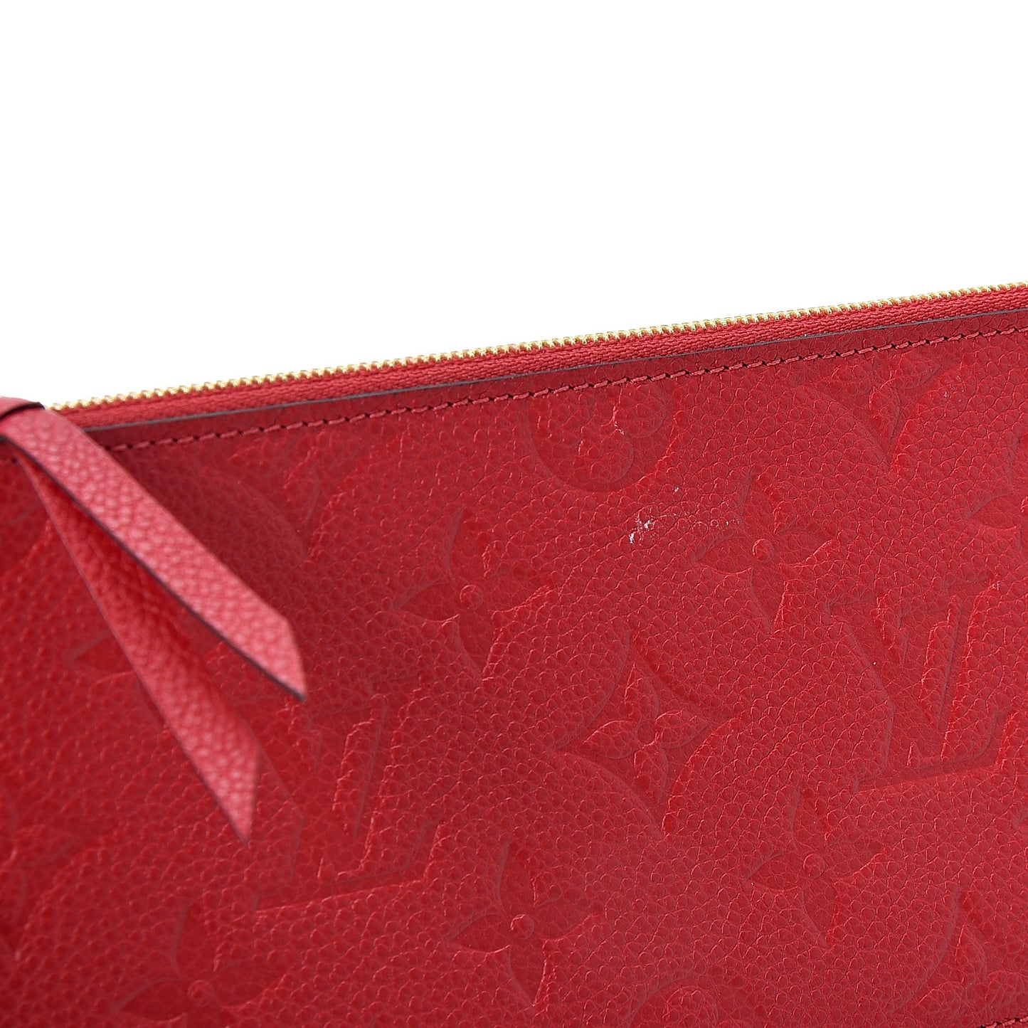 Empreinte Pochette Felicie Chain Wallet Scarlet