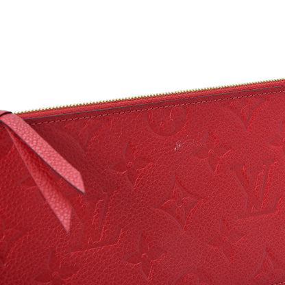 Louis Vuitton Empreinte Pochette Felicie Chain Wallet Scarlet 10 of 12