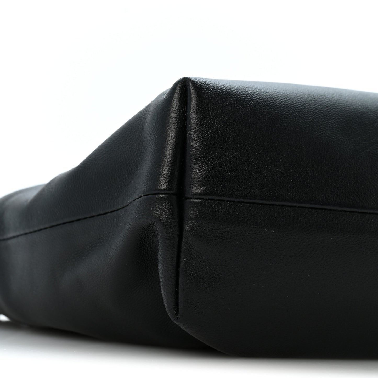 Lambskin Mini Icons Bucket Bag Black