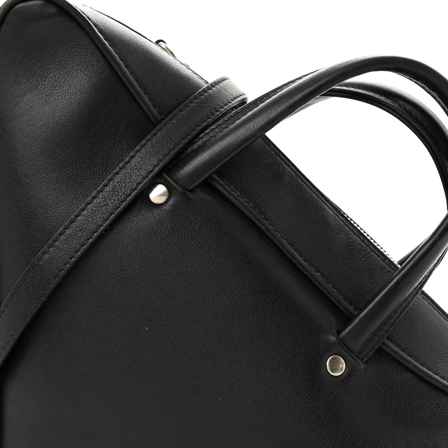 Balenciaga Calfskin S Triangle Duffle Black 7 of 23