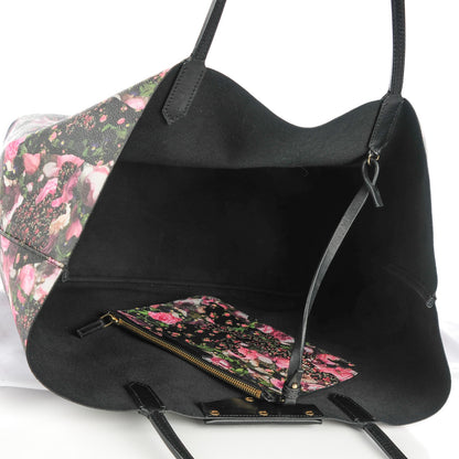 Givenchy Coated Canvas Roses Camouflage Print Large Antigona Tote Black 7 of 11