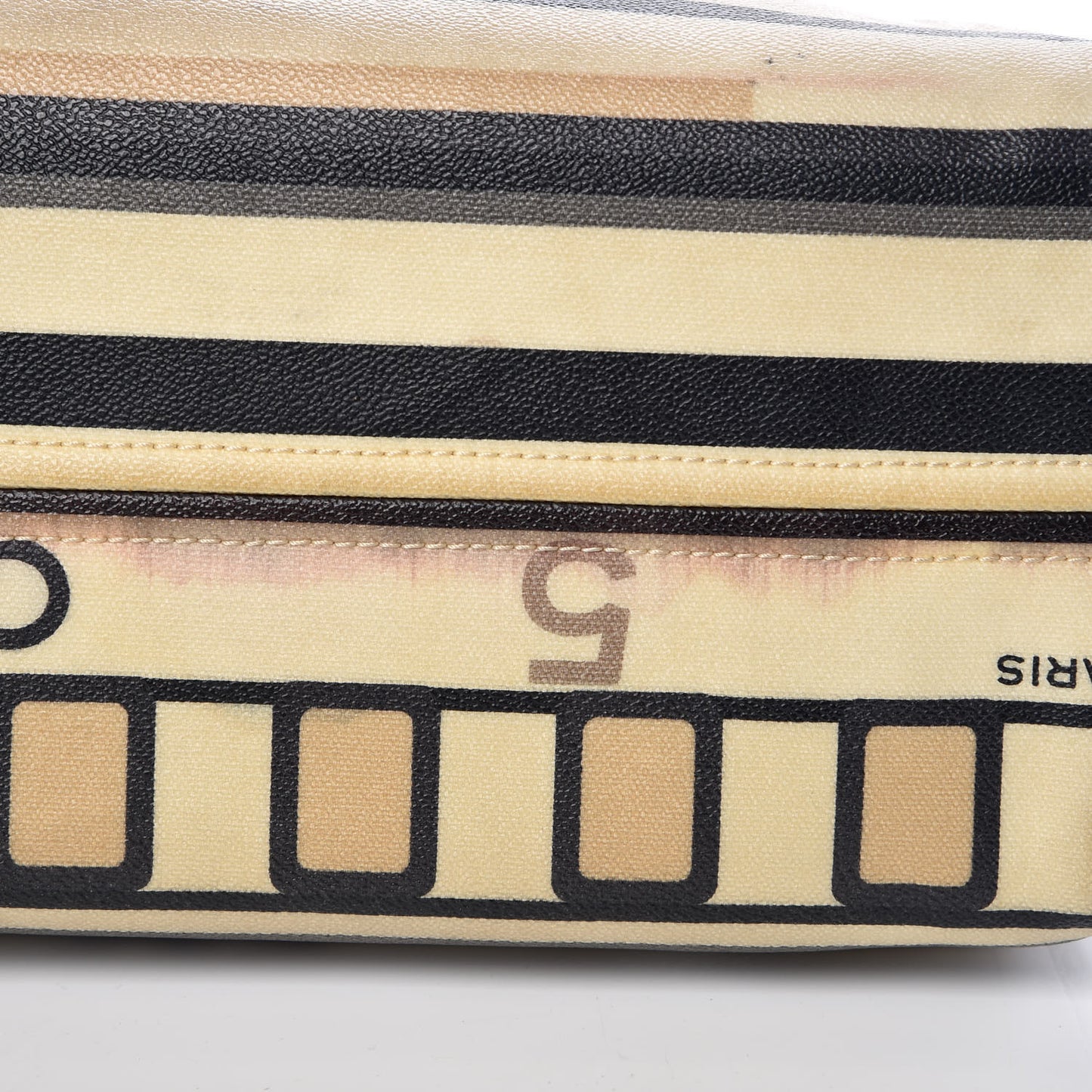 Coated Canvas Le Train Boston Bag