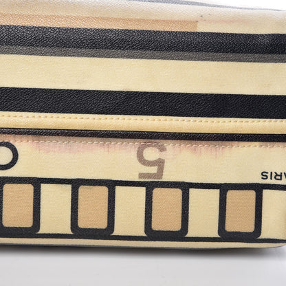Chanel Coated Canvas Le Train Boston Bag 14 of 15