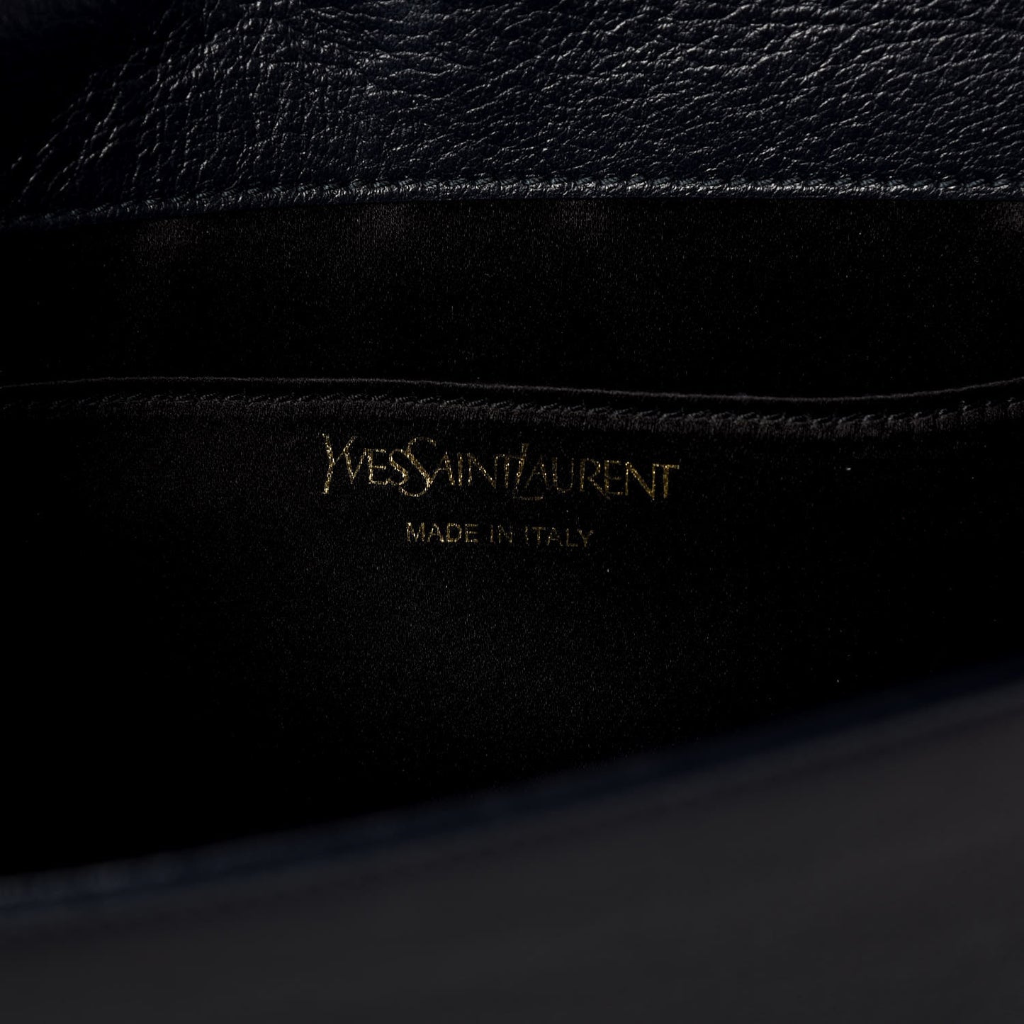 Calfskin Large Belle De Jour Clutch Deep Marine