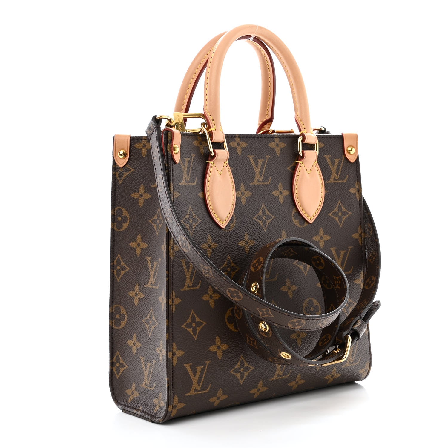 Louis Vuitton Monogram Sac Plat BB 3 of 9