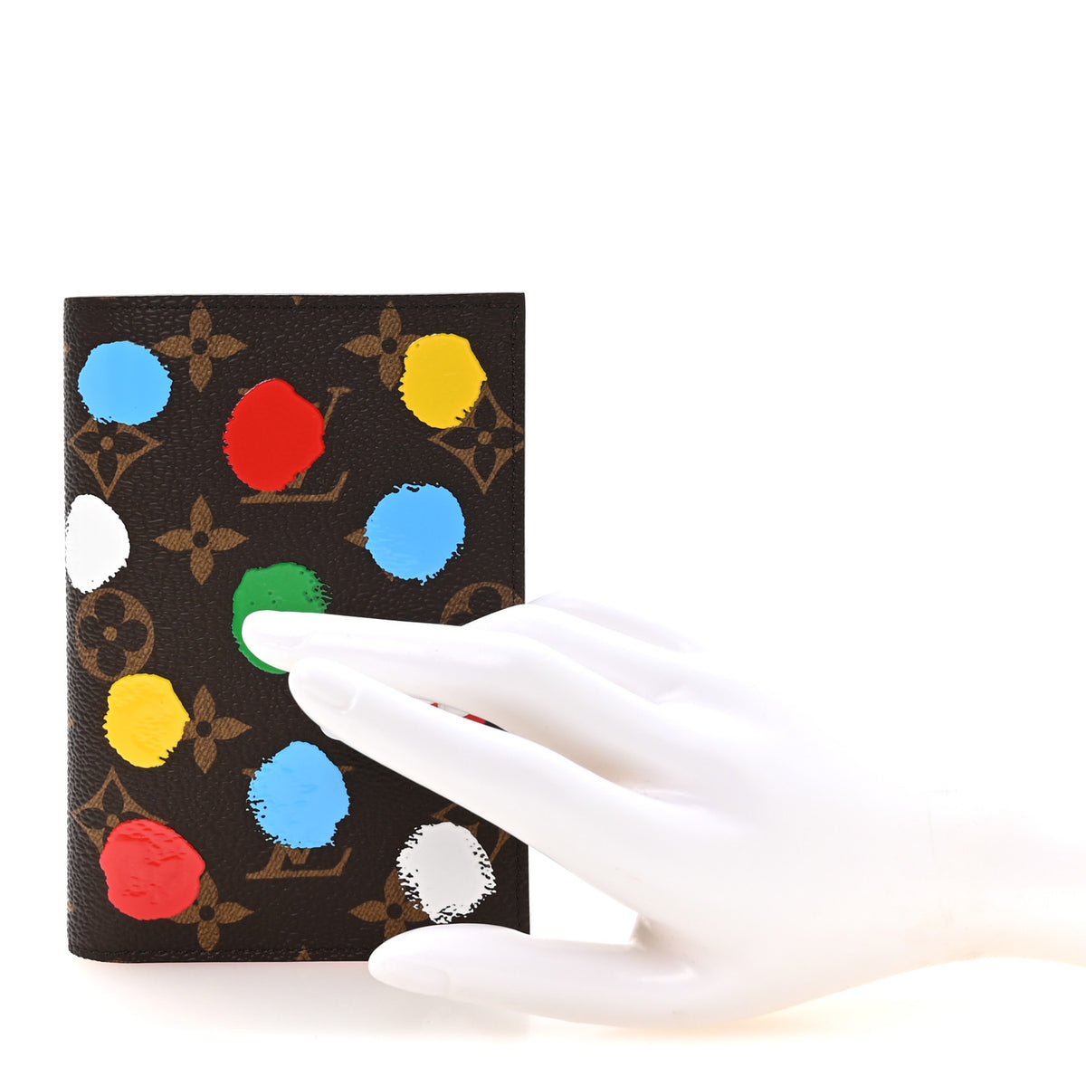 Louis Vuitton LV X YK Monogram Dots Passport Cover Multicolor 2 of 8