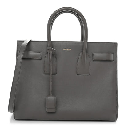 Saint Laurent Calfskin Small Sac De Jour Fog 1 of 13