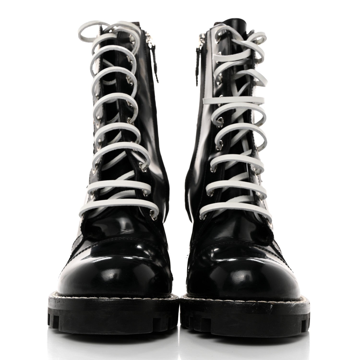 Louis Vuitton Patent Calfskin Monogram LV Black Heart Star Trail Ankle Boots 36.5 Black 2 of 8