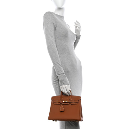Hermes Togo Birkin 25 Gold 2 of 11