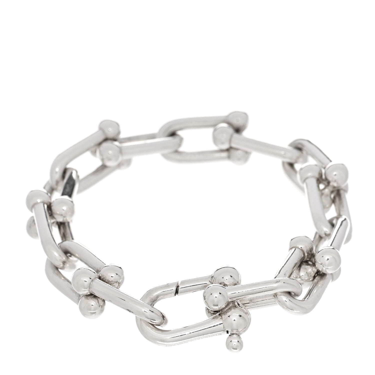 Tiffany Sterling Silver Large HardWear Link Bracelet 2 of 3