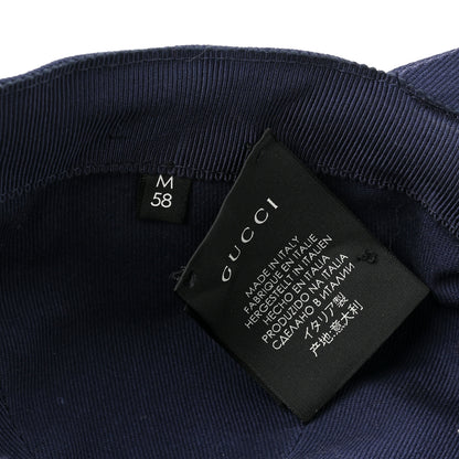 Gucci Cotton Loved Gucci Baseball Hat M Navy 9 of 10