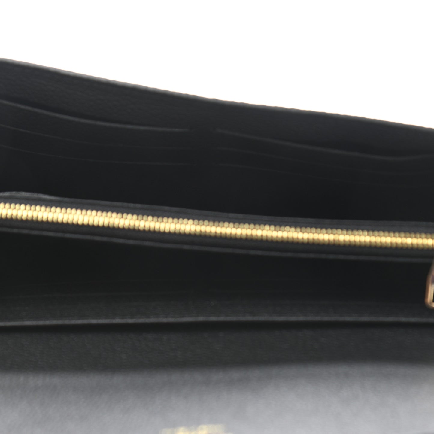 Monogram Empreinte Giant Sarah Wallet Black Beige