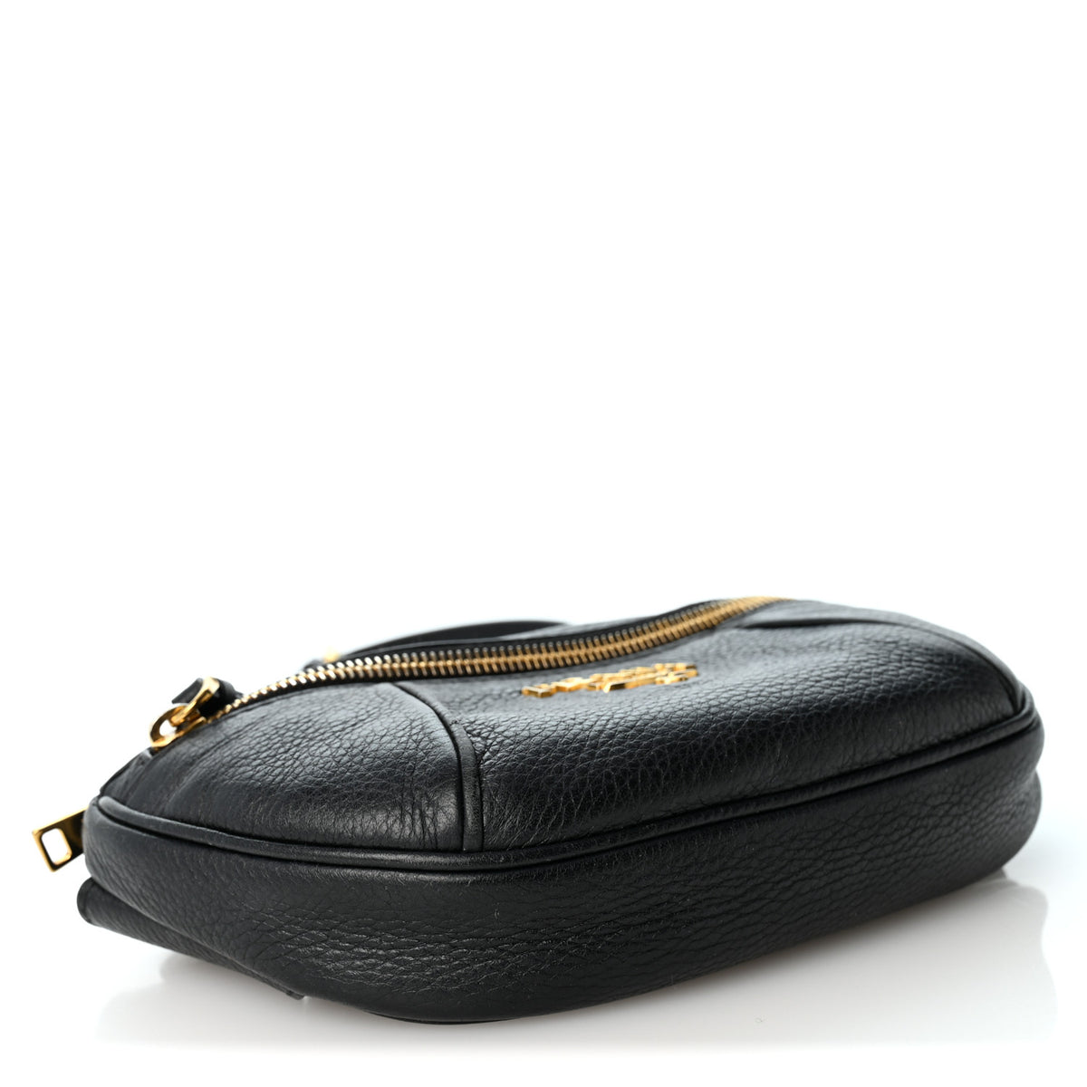 Prada Vitello Daino Small Belt Bag Black 3 of 9