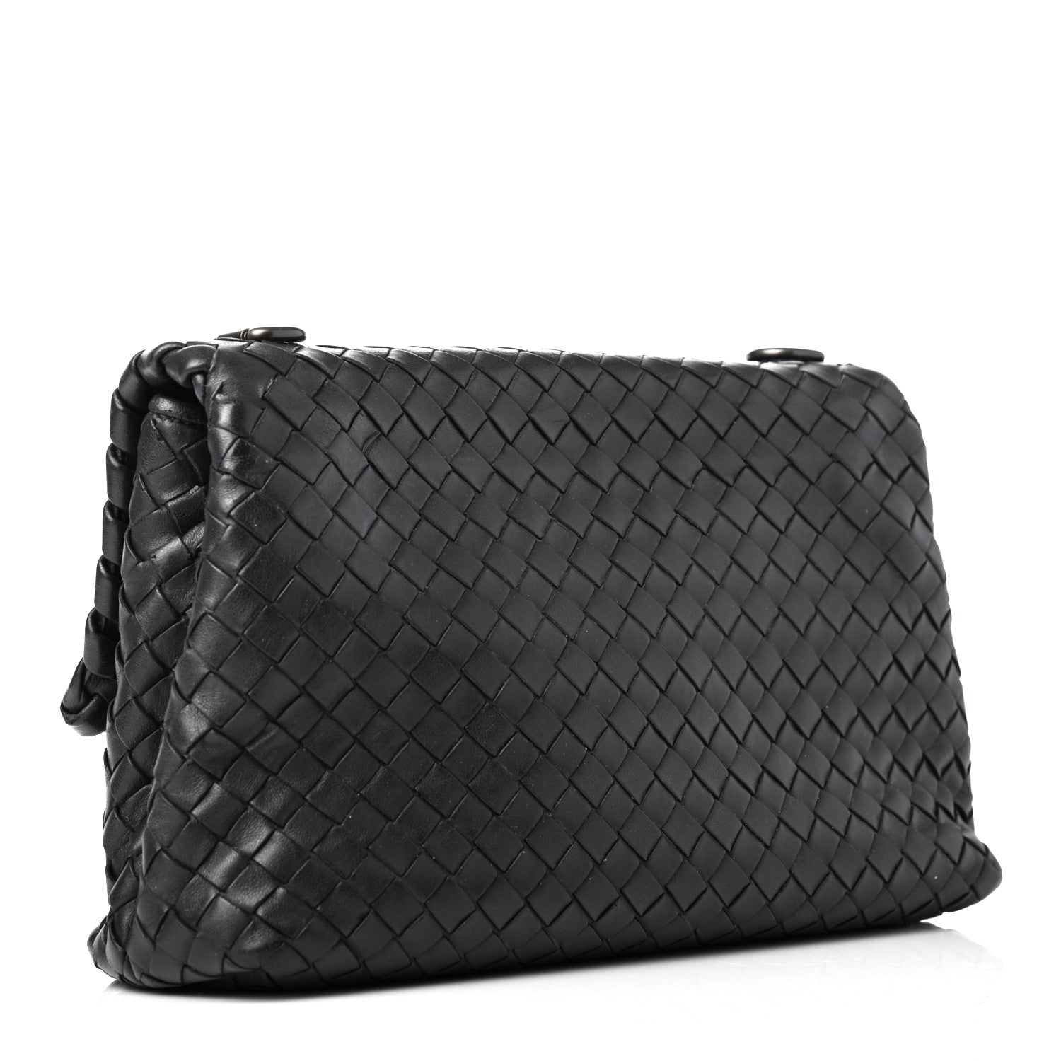 Bottega Veneta Nappa Intrecciato Small Olimpia Shoulder Bag Black 2 of 4
