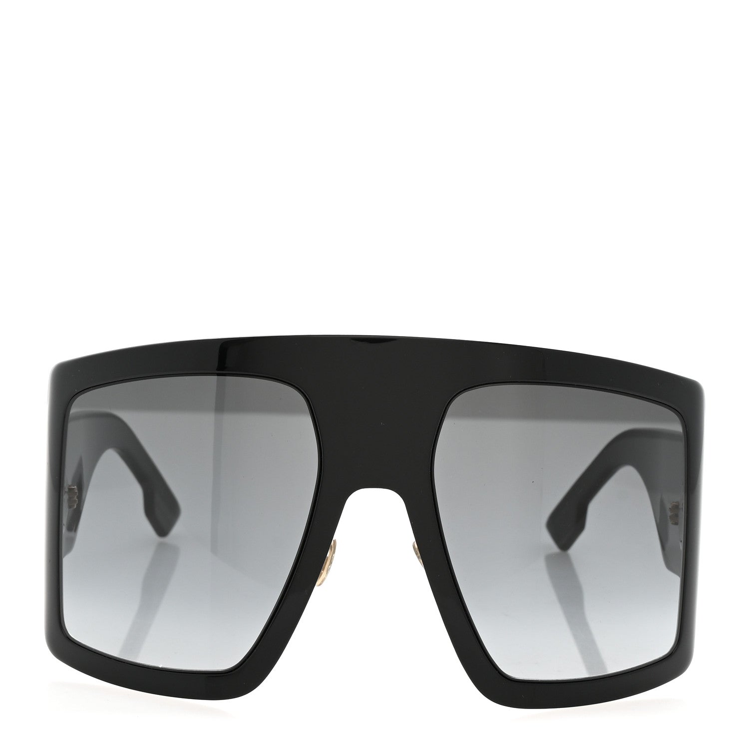 Christian Dior Acetate DiorSo Light 1 Shield Sunglasses Black