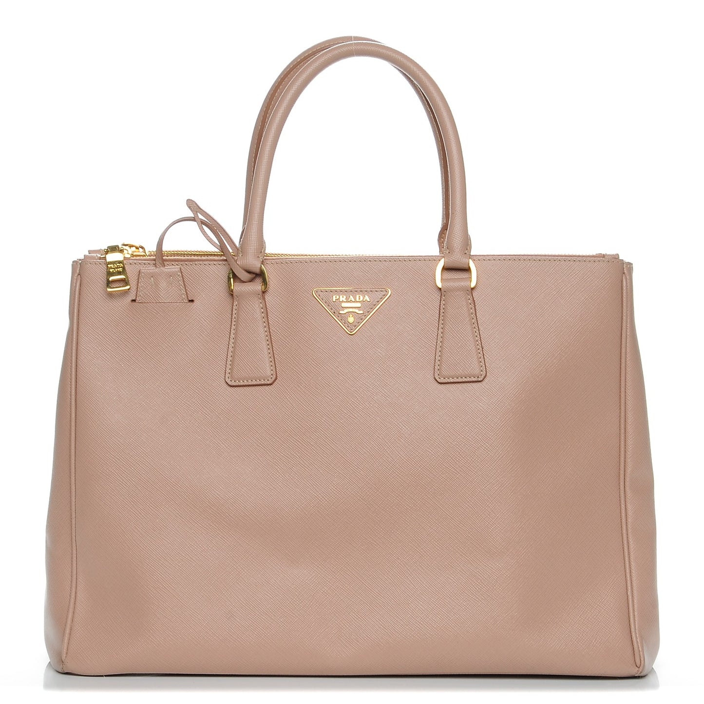 Saffiano Medium Galleria Double Zip Tote Cammeo