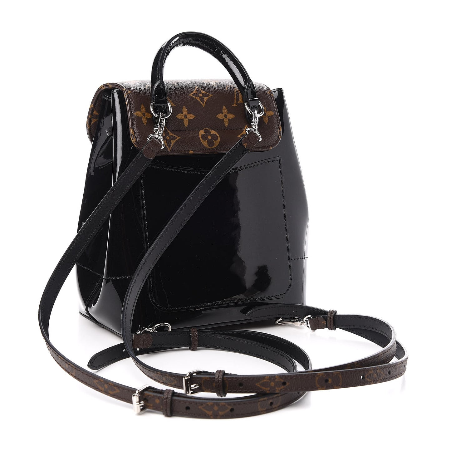 Patent Monogram Hot Springs Backpack Black