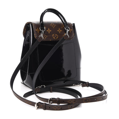 Louis Vuitton Patent Monogram Hot Springs Backpack Black 2 of 8