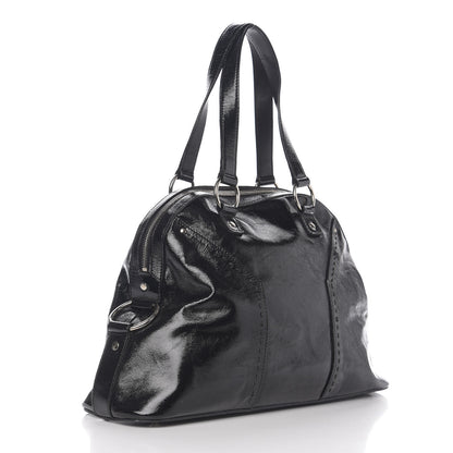 Saint Laurent Patent Large Muse Black 2 of 9