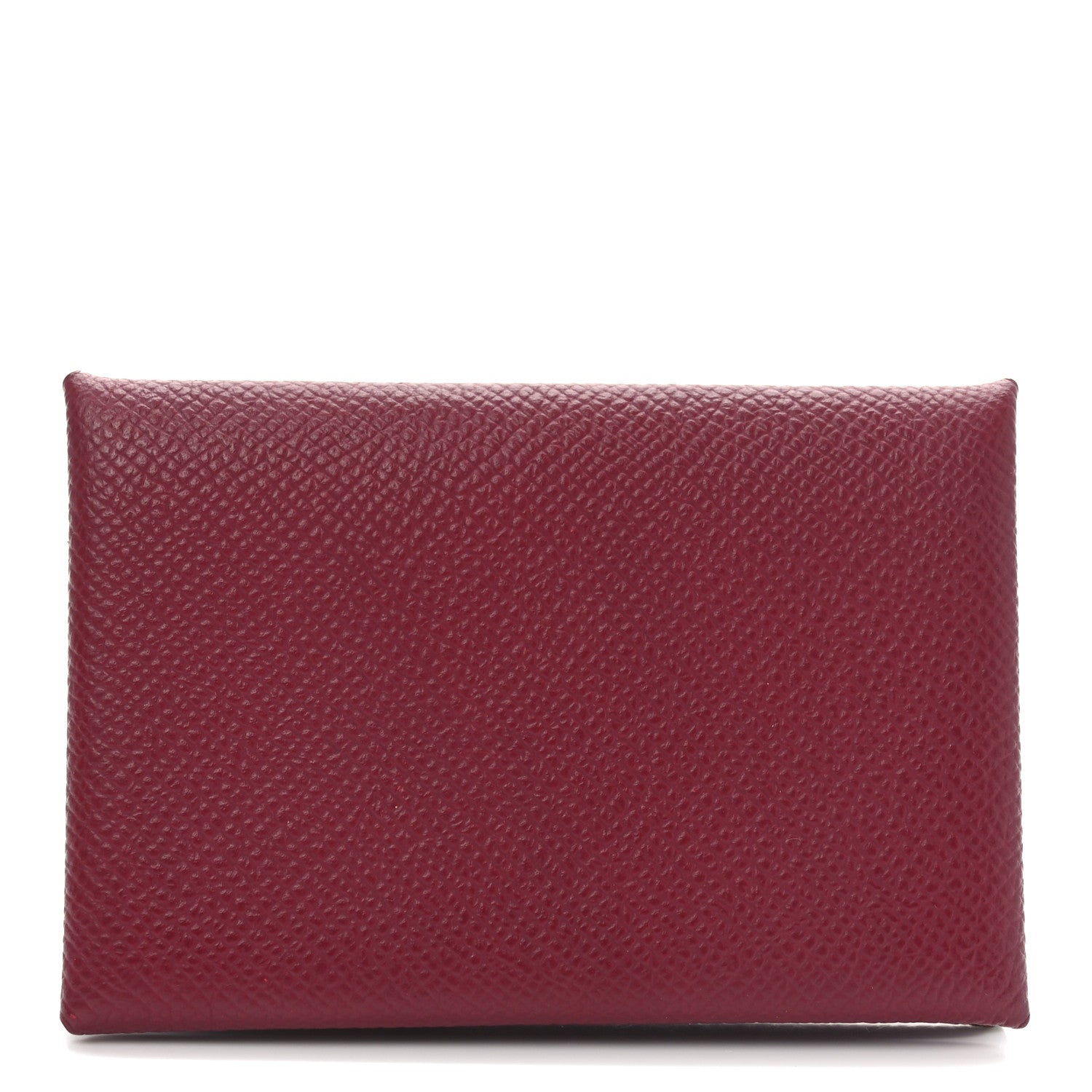 Hermes Epsom Calvi Card Case Rubis 1 of 8