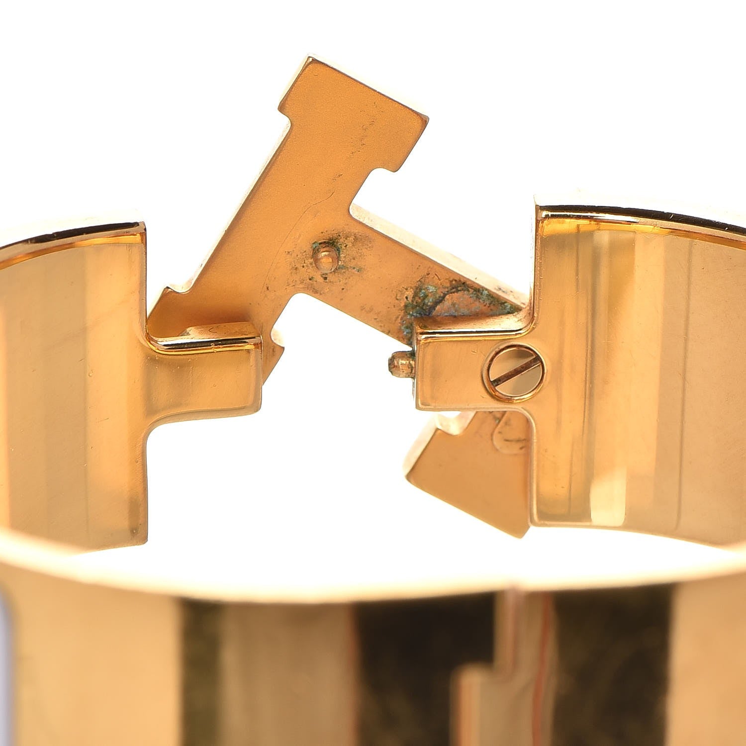 Hermes Enamel Wide Clic Clac H Bracelet PM White 5 of 6