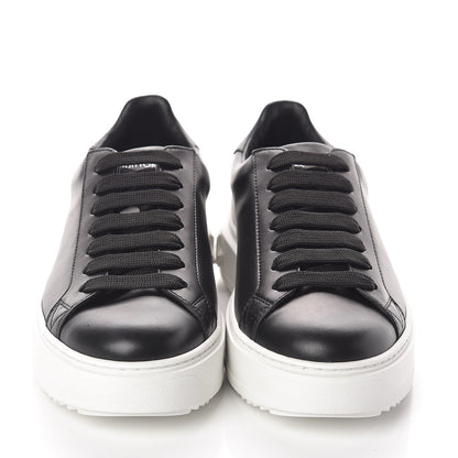 Louis Vuitton Calfskin Time Out Sneakers 38 Black 2 of 7