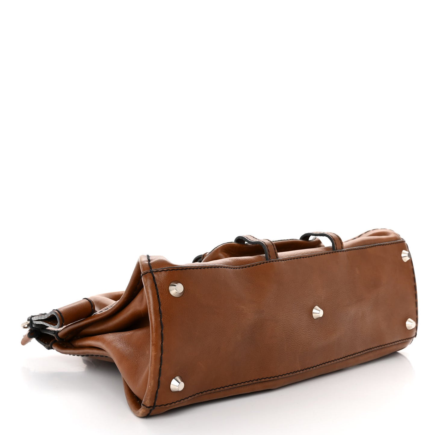 Calfskin Edith Satchel Ecureil Brown