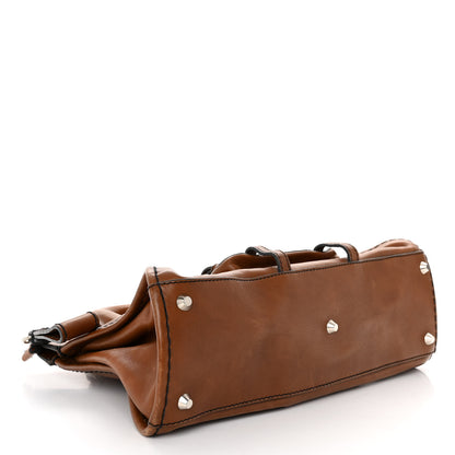 Chloe Calfskin Edith Satchel Ecureil Brown 4 of 9