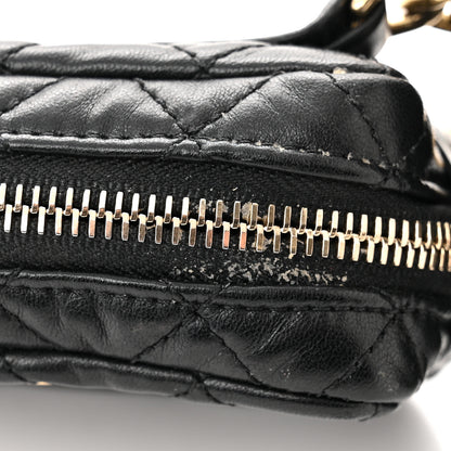 Chanel Lambskin Quilted Enamel CC Waist Bag With Pouch Black 14 of 16