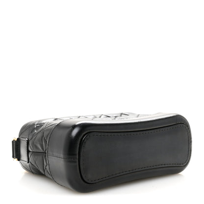 Chanel Aged Calfskin Quilted Small Gabrielle Hobo Black 4 of 10
