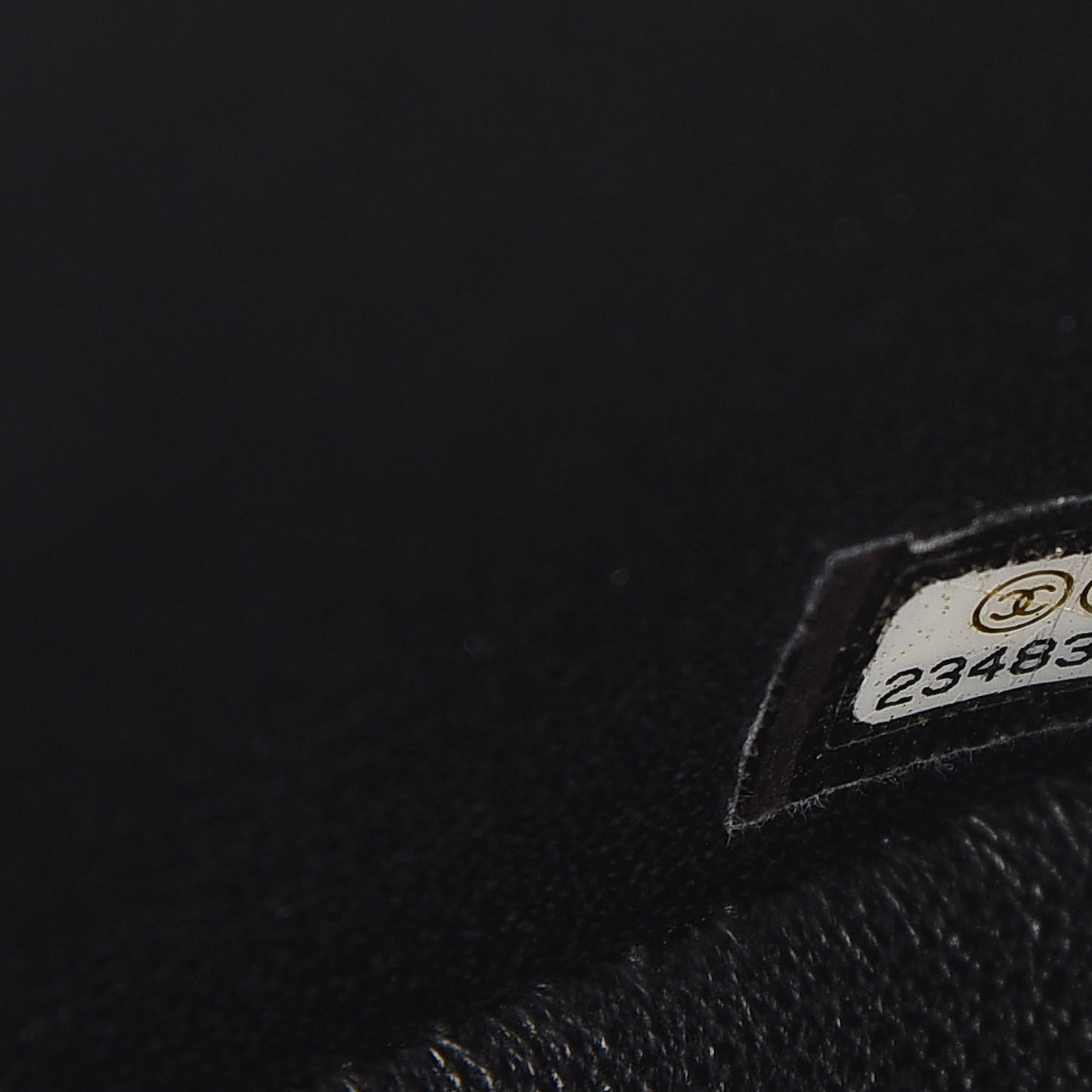 Lambskin Quilted Mini Rectangular Flap Black