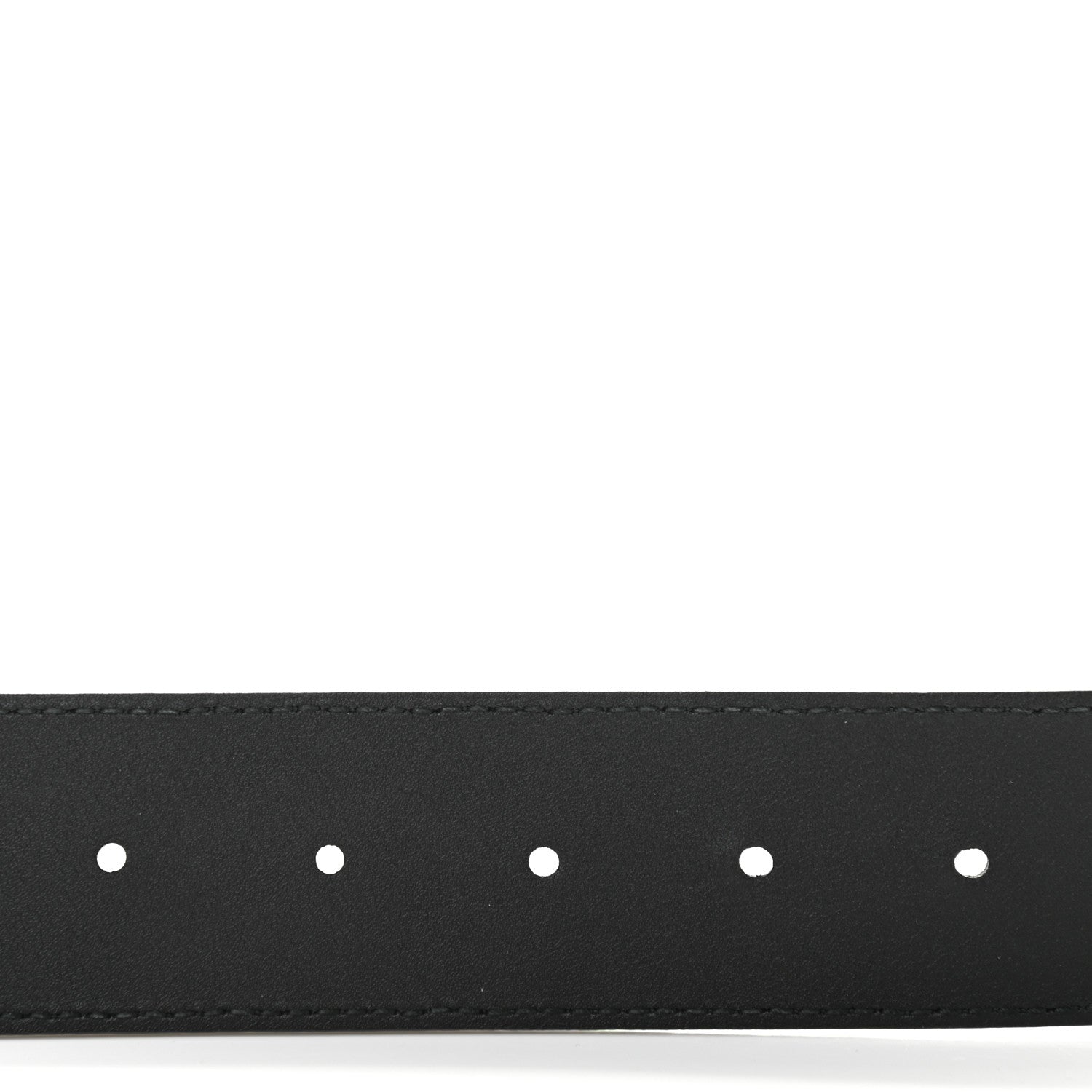 Gucci Textured Calfskin Double G 40mm Belt 95 38 Black 4 of 5
