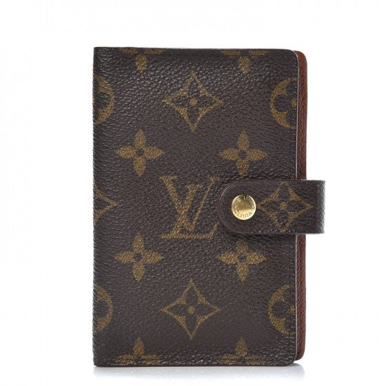 Monogram Mini Agenda Cover w Pencil