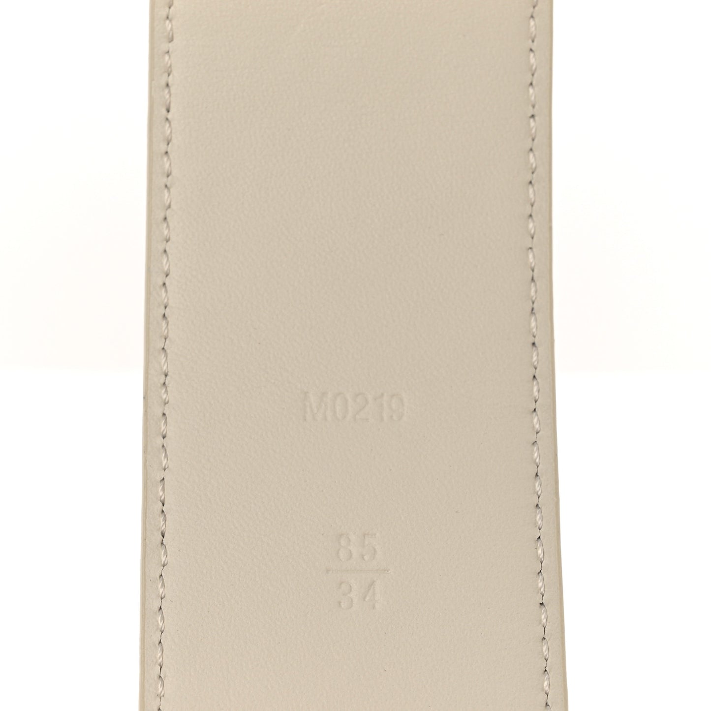 PVC Monogram 40mm LV Initiales Reversible Belt 85 34 Iridescent Prism