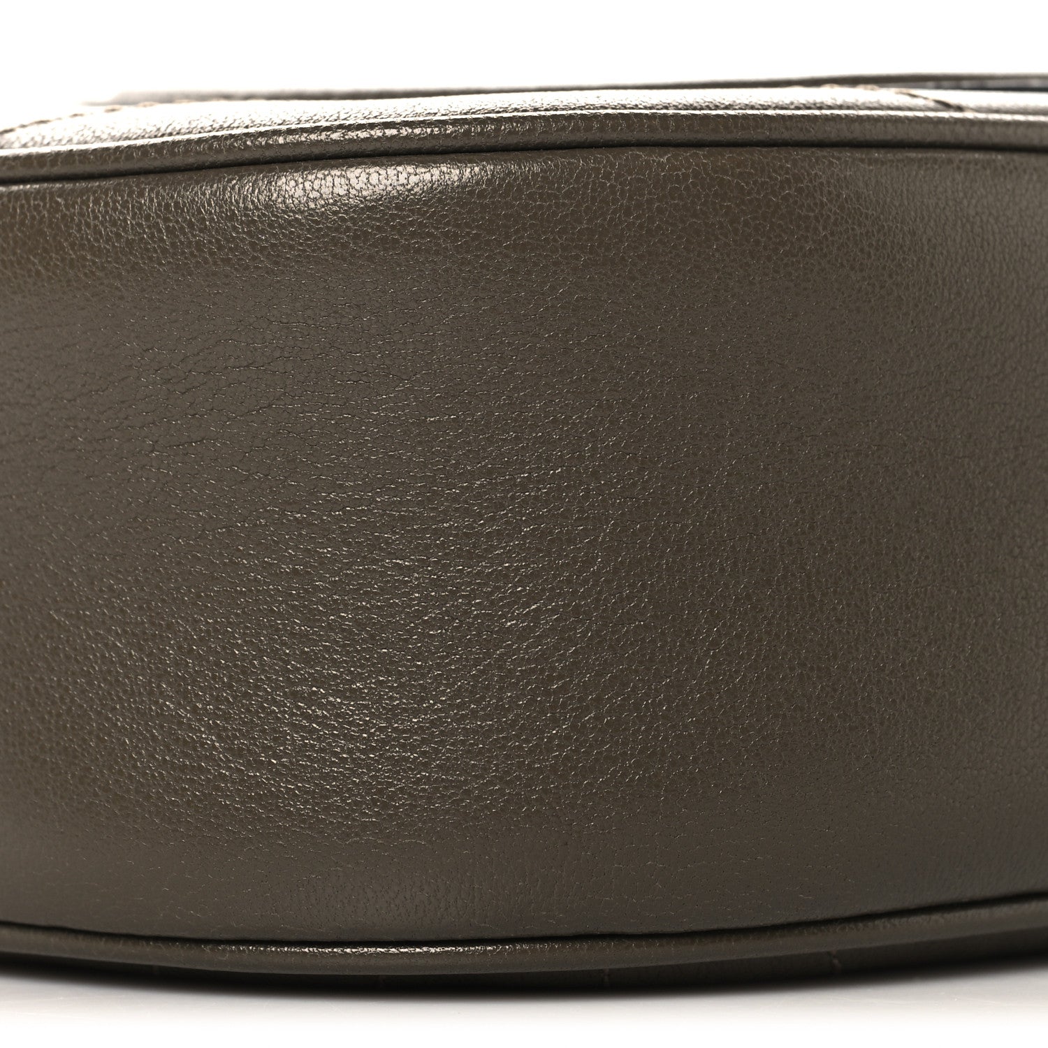 Gucci Sakai Be Green Calfskin Diagonal Stitched Mini Blondie Shoulder Bag Craclet Brown 9 of 11