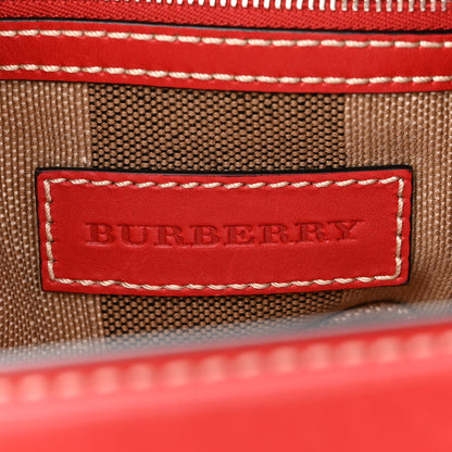 Burberry Canvas Mega Check Medium Ashby Bucket Bag Red 6 of 9