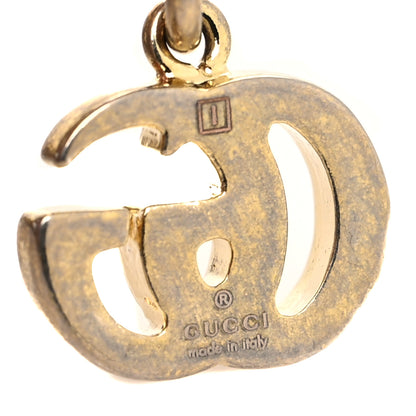 Gucci Metal Crystal Resin Rajah Necklace Gold Blue 3 of 4