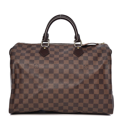 Louis Vuitton Damier Ebene Speedy 35 1 of 9